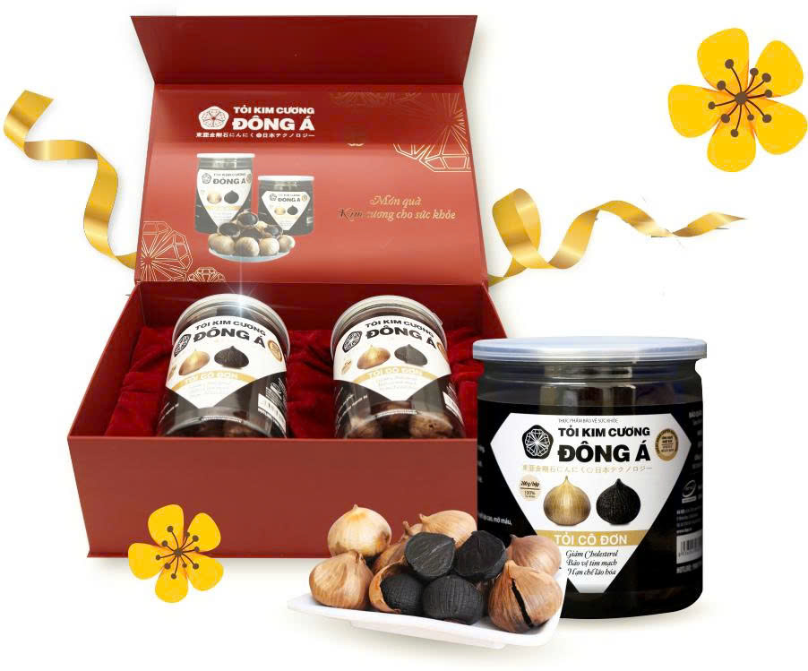 Hộp quà tặng Tỏi Kim Cương 400gr